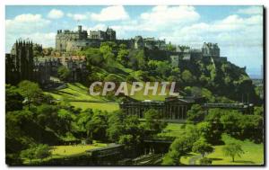 Old Postcard The Castle Edinburgh