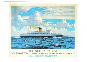 Ferry Boat, Southern Railways Poster, National Railway Museum, York, England