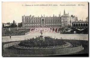 Old Postcard Chateau De Saint Germain North Facade