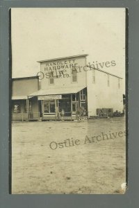 Randlett OKLAHOMA RPPC c1910 GENERAL STORE Main Street nr Lawton Geronimo