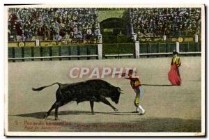 Vintage Postcard Bullfight Bullfight Poniendo banderillas