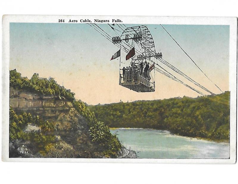 Aero Passenger Cable Niagara Falls New York c1910