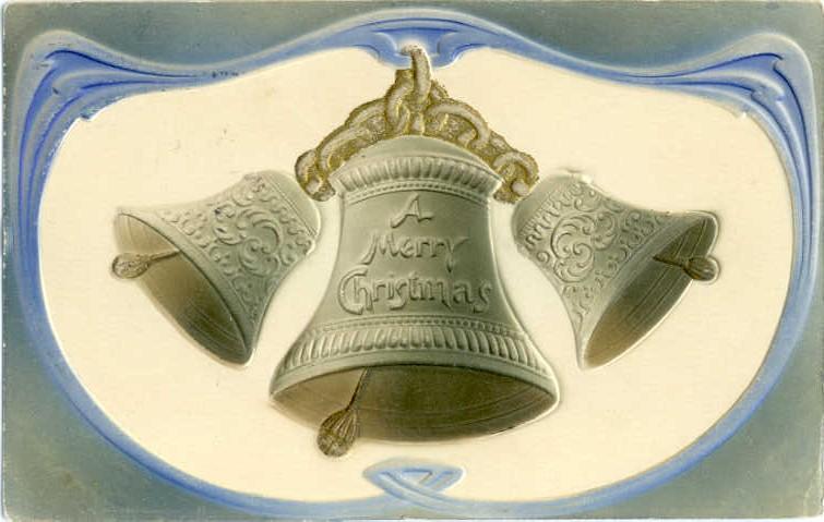 1908 Embossed D/B Christmas with Bells