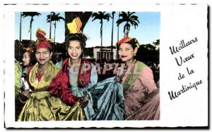 Old Postcard Young queues in costume creole Creole Girls in costumes at Carni...