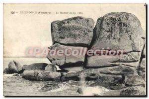 Postcard Old Brignogan Le Rocher De La Tte