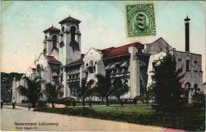 PC PHILIPPINES, GOVERNMENT LABORATORY, MANILA, Vintage Postcard (b38862)