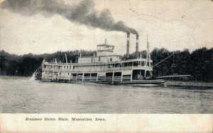 Steamer Helen Blair Muscatine Iowa 05.58