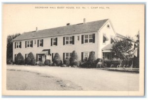 c1940 Georgian Hall Guest House Camp Hill Pennsylvania Vintage Antique Postcard