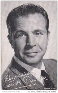 Vintage Arcade Card Dick Powell