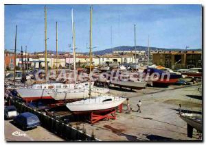 Modern Postcard Port Grimaud II Var A Chantier Naval Appearance