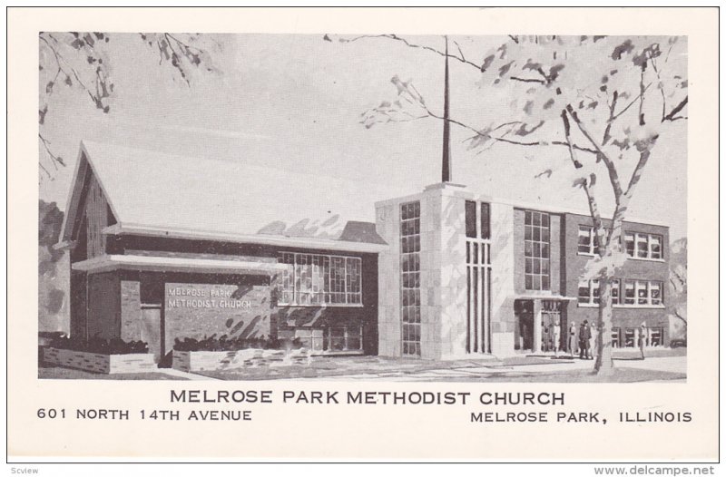 Melrose Park Methodist Church, MELROSE PARK, Illinois, 40-60´s