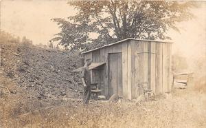 B40/ Marietta Ohio Postcard Real Photo RPPC c1910 Occupational Overalls Pigs