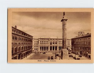 Postcard Square of the Colonna, Rome, Italy