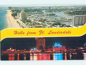Unused Pre-1980 TWO VIEWS ON CARD Fort Lauderdale Florida FL ho7338