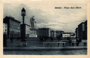 CPA LIVORNO Piazza Carlo Alberto . ITALY (467857)