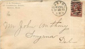 Letter Covers USA 2c Twombly Boston