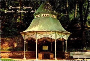 2~4X6 Postcards Eureka Spring AR Arkansas BLUE SPRING & CRESCENT SPRING~Pavilion