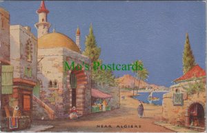 Algeria Postcard - Near Algiers, Painting By James Greig Oilfacsim RS36935