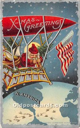 Santa Claus Postcard Old Vintage Christmas Post Card 1911