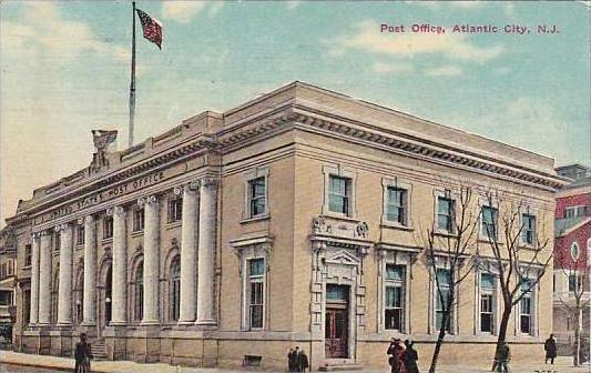 New Jersey Atlantic City Post Office 1911