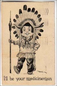 Indian Chief.     Artist: Wall