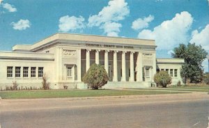 FALLON, NV Nevada  CHURCHILL COUNTY HIGH SCHOOL   1969 Chrome Postcard 