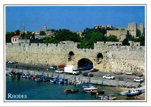 Greece Rhodes Waterfront View