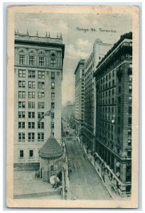 1926 Scene at Yonge Street Toronto Ontario Canada Posted Vintage Postcard