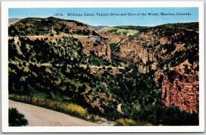 Williams Canon Temple Drive Cave Of The Winds Manitou Colorado CO Postcard