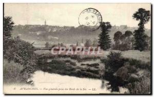 Old Postcard Avranches General view taken from the edges of the See