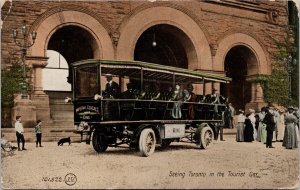 Toronto Ontario Seeing Toronto in Tourist Car Imperial Coaches Ltd Postcard H46