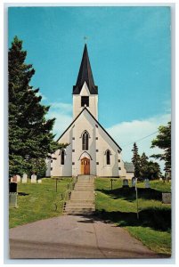 1979 St. Luke's Anglican Church Hubbards Nova Scotia Canada Postcard