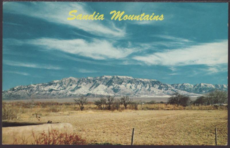 Sandia Mountains,NM Postcard BIN