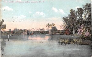 Outlet of Seneca Lake Geneva, New York  