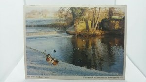 Vintage Postcard The Weir at Needham Market Suffolk