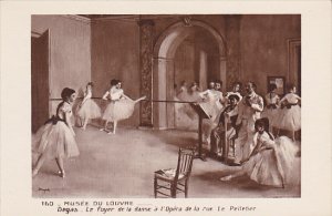 Dance Ballet Practice Degas Le foyer de la danse a l'Opera de la rue Le ...