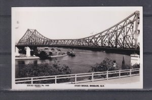QUEENSLAND, BRISBANE, STORY BRIDGE, c1940 real photo ppc., unused.