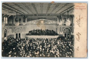 c1905 Interior Tivoli Concerts Copenhagen Denmark Posted Antique Postcard