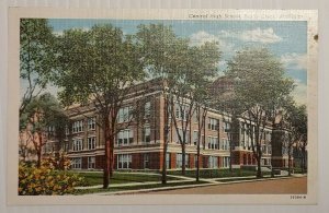 Postcard Central High School Battle Creek Michigan Unposted 120