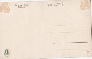 BF17278 koln am rhein rathaus germany front/back image