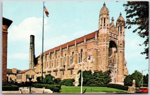 Rosary Cathedral Toledo Ohio Colorful Architectural Structure Grounds Postcard