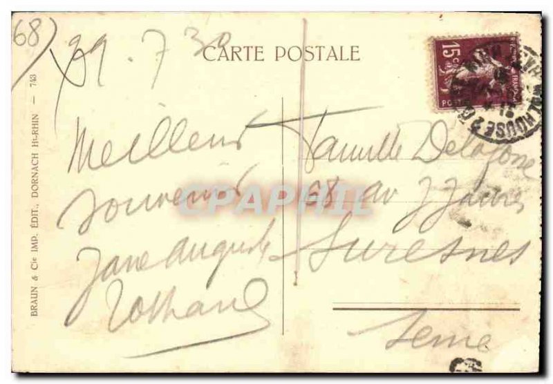 Old Postcard Mulhouse Place de la Republique