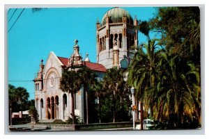 Vintage 1950's Postcard Flagler Memorial Presbyterian Church St. Augustine FL