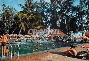 Postcard Modern Abidjan Republic of the Ivory Coast Palm Beach