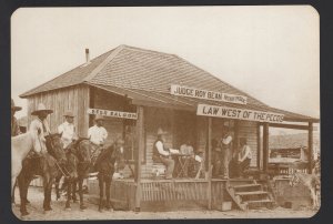 JUDGE ROY BEAN 1825-1903 West of the Pecos West Collectors Series Cont'l