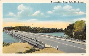 Arkansas River bridge Dodge City Kansas