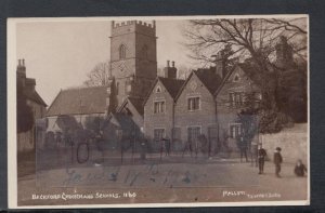 Gloucestershire Postcard - Beckford Church and Schools SW2199