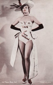 LAS VEGAS , Nevada , 1950s ; Early Show Girl Pin-up #11