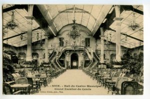 491694 France Nice municipal casino central hall Vintage postcard