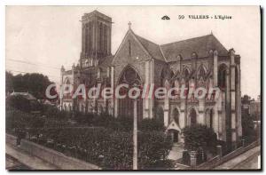 Postcard Villers Old Church